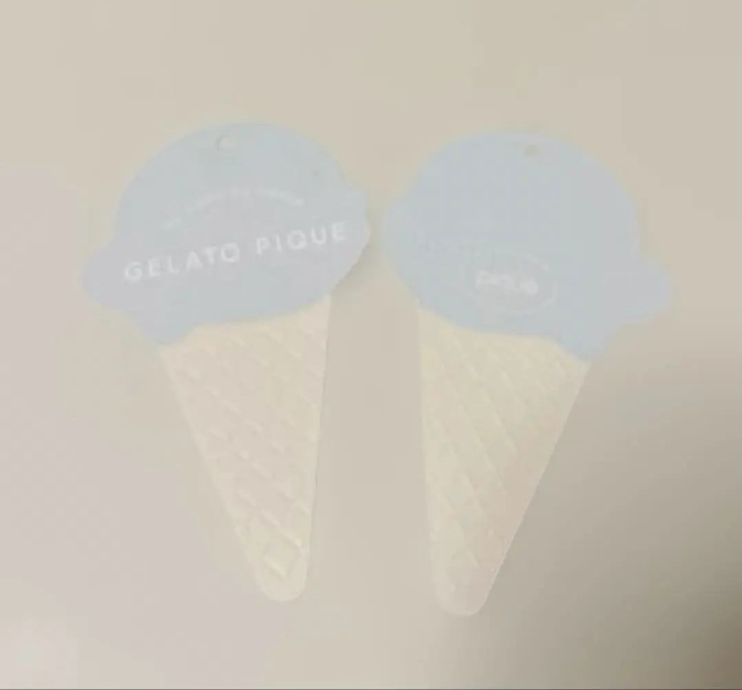 ジェラートピケ タグ 2個セット