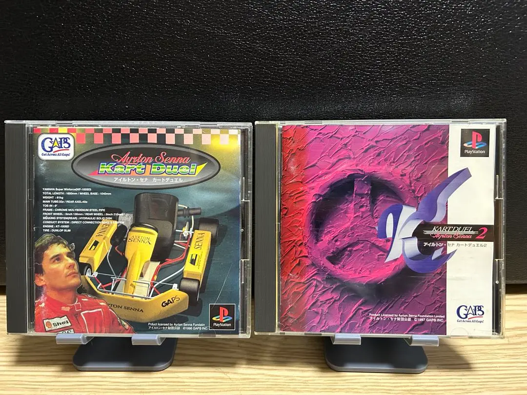 アイルトンセナ カートデュエル 2タイトルセット　ps1 ソフト