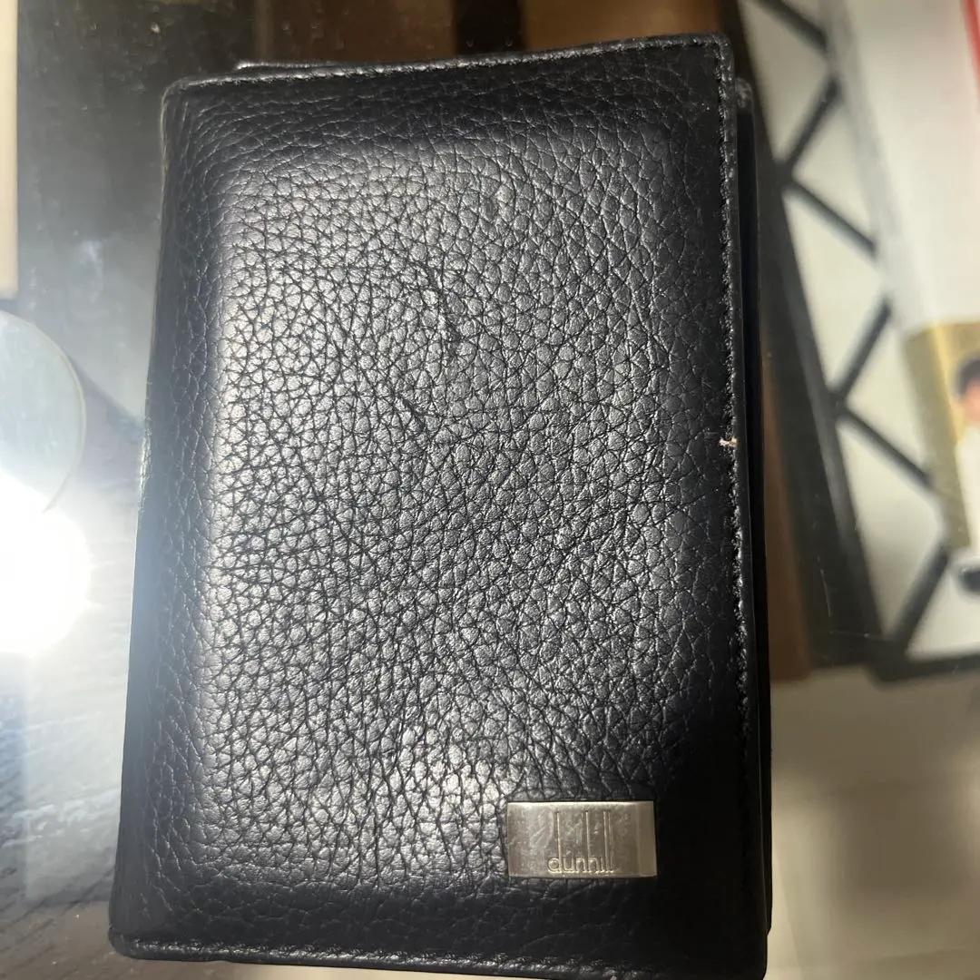 dunhill レザー 名刺入れ 黒