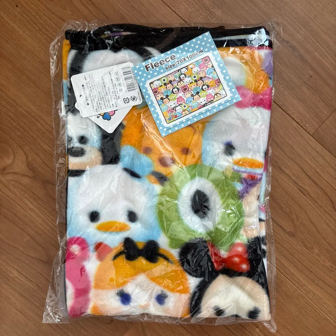 ツムツムキャラクター フリースブランケット 70x100cm