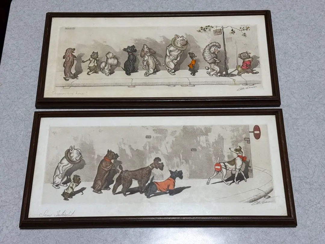 ボリス オクライン(Boris O'Klein) 版画 2枚セット