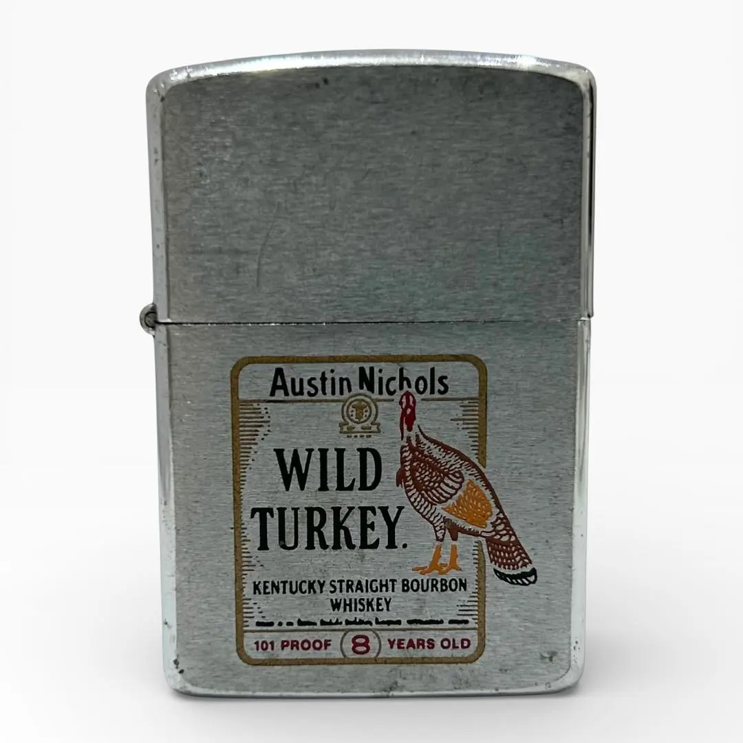 ZIPPO 1987年製 ワイルドターキー シルバー オイルライター