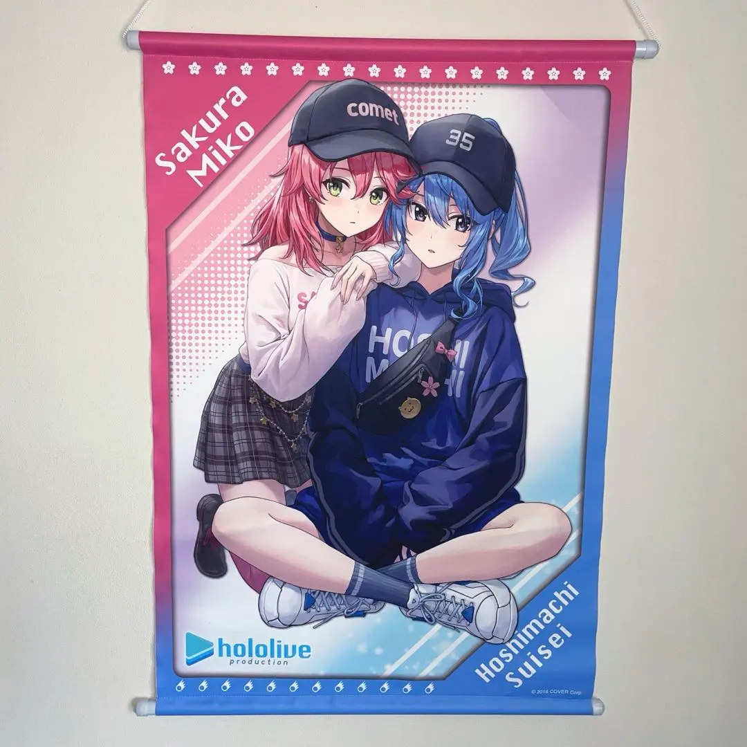 ホロライブ 星街すいせい さくらみこ タペストリー モーリーオンライン