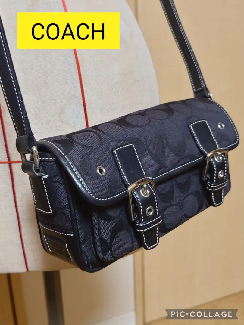 [超美品]COACHコーチサコッシュ　ショルダーバッグ