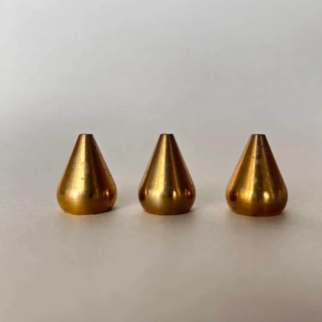 メタル製 お香ホルダー 円錐型 雫型 3個セット