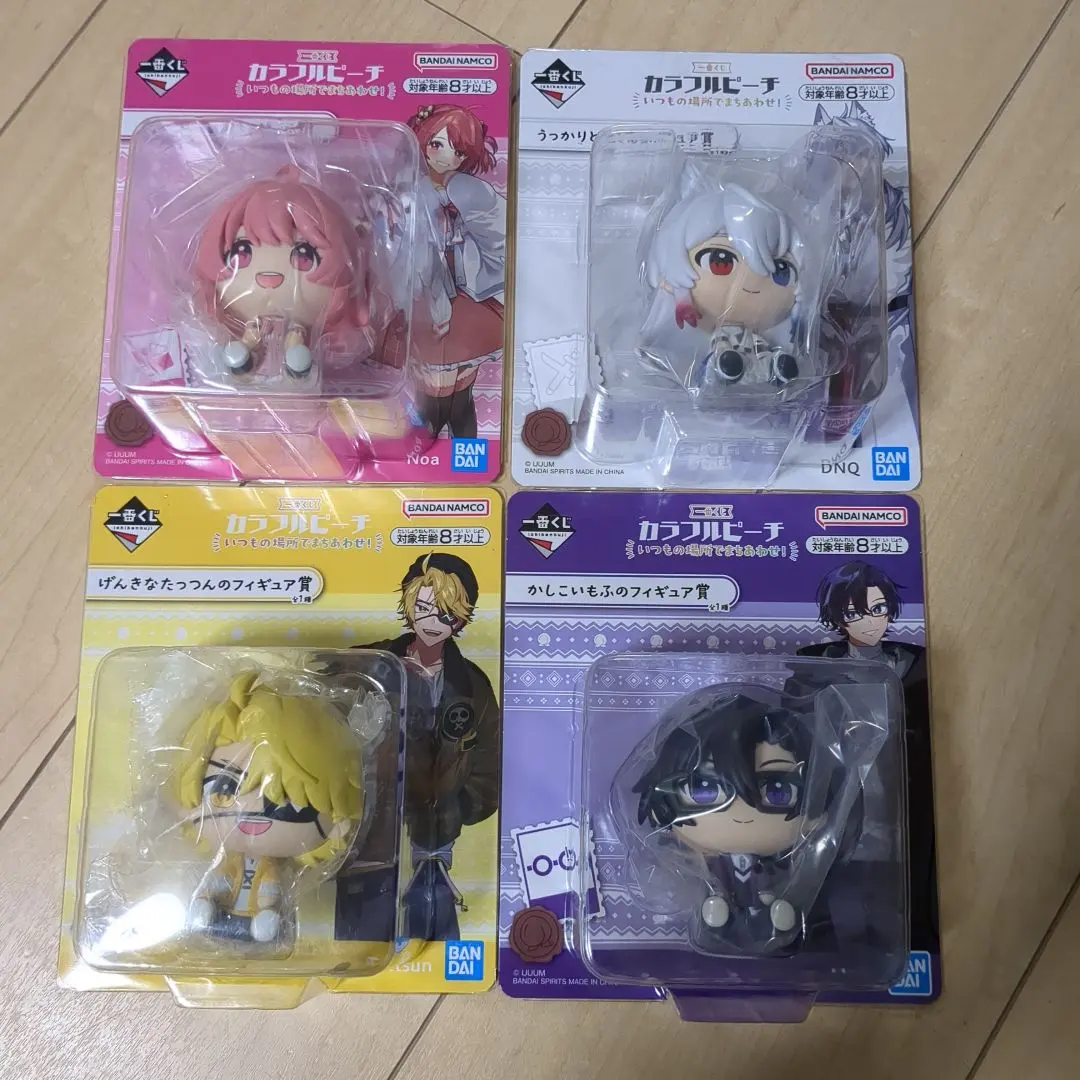 一番くじカラフルピーチ　フィギュア賞４種類♪