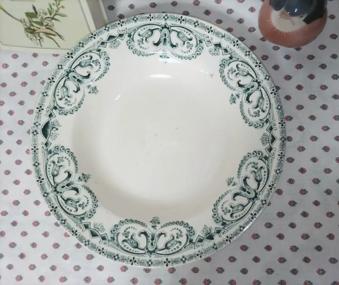 フランスアンティーク⭐︎Saint Amandサンタマン⭐︎ガーランド深皿