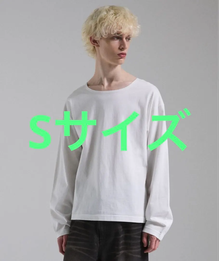 Parts lab. クルーネックロンT ホワイト Sサイズ 新品