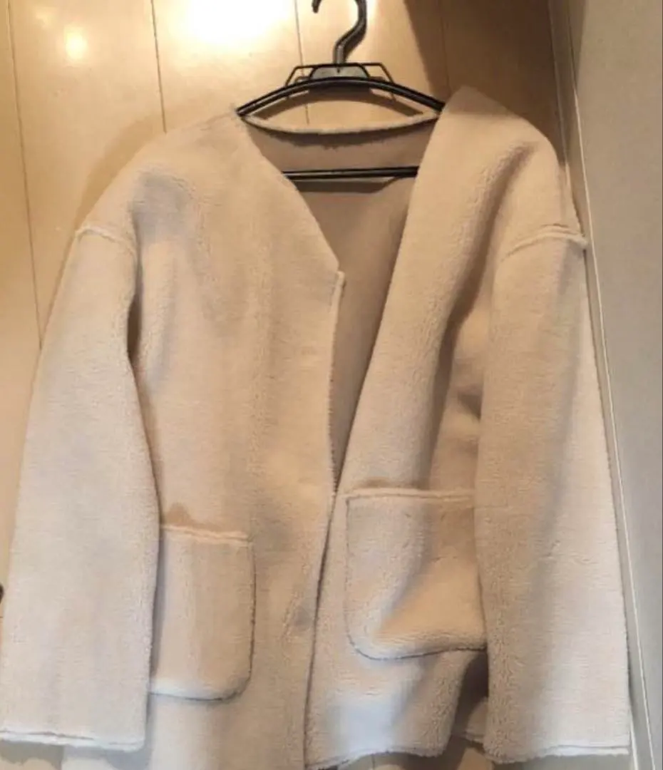 ムートン　コート　もこもこ　値下げ