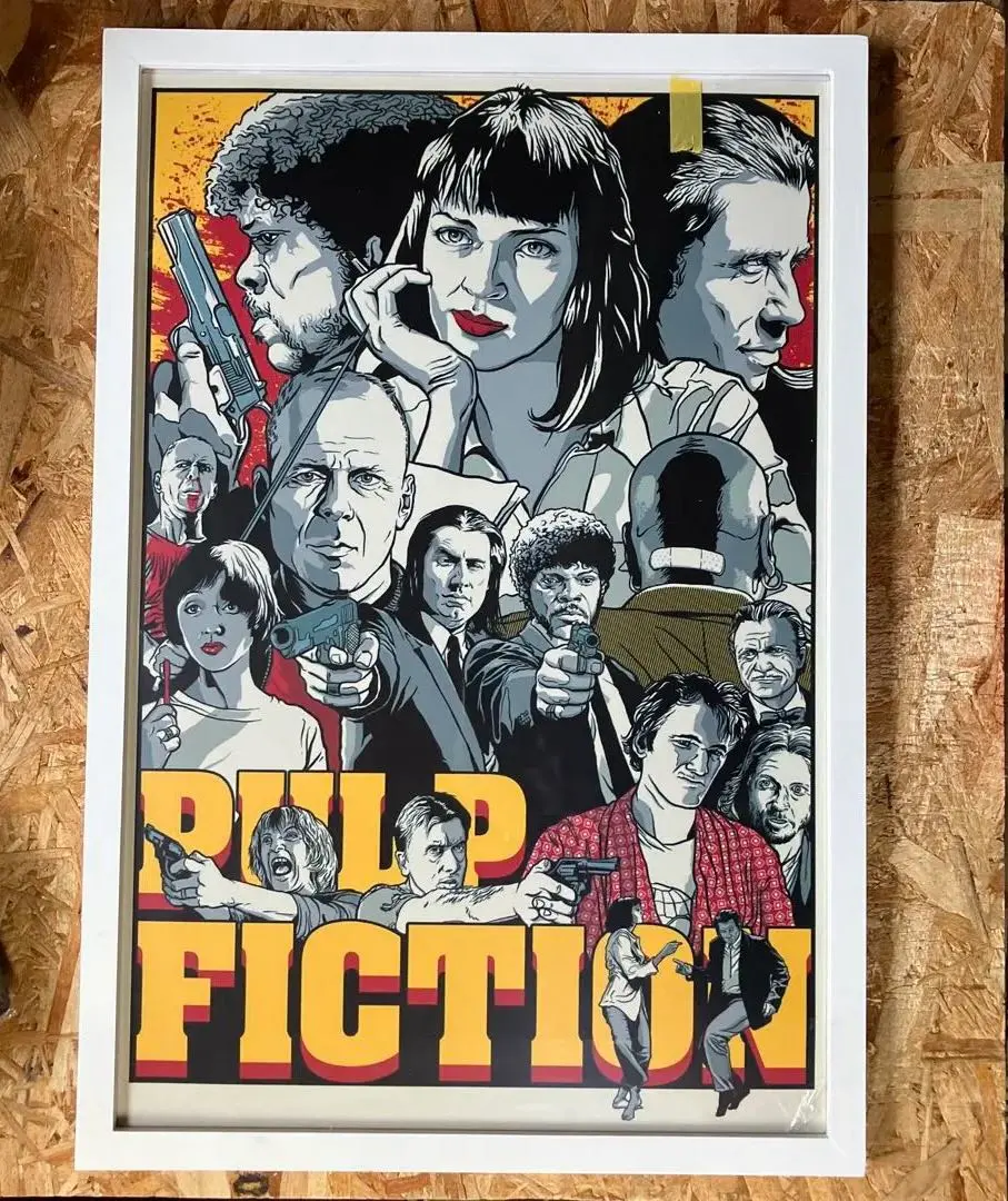PULP FICTION ポスター木製額縁