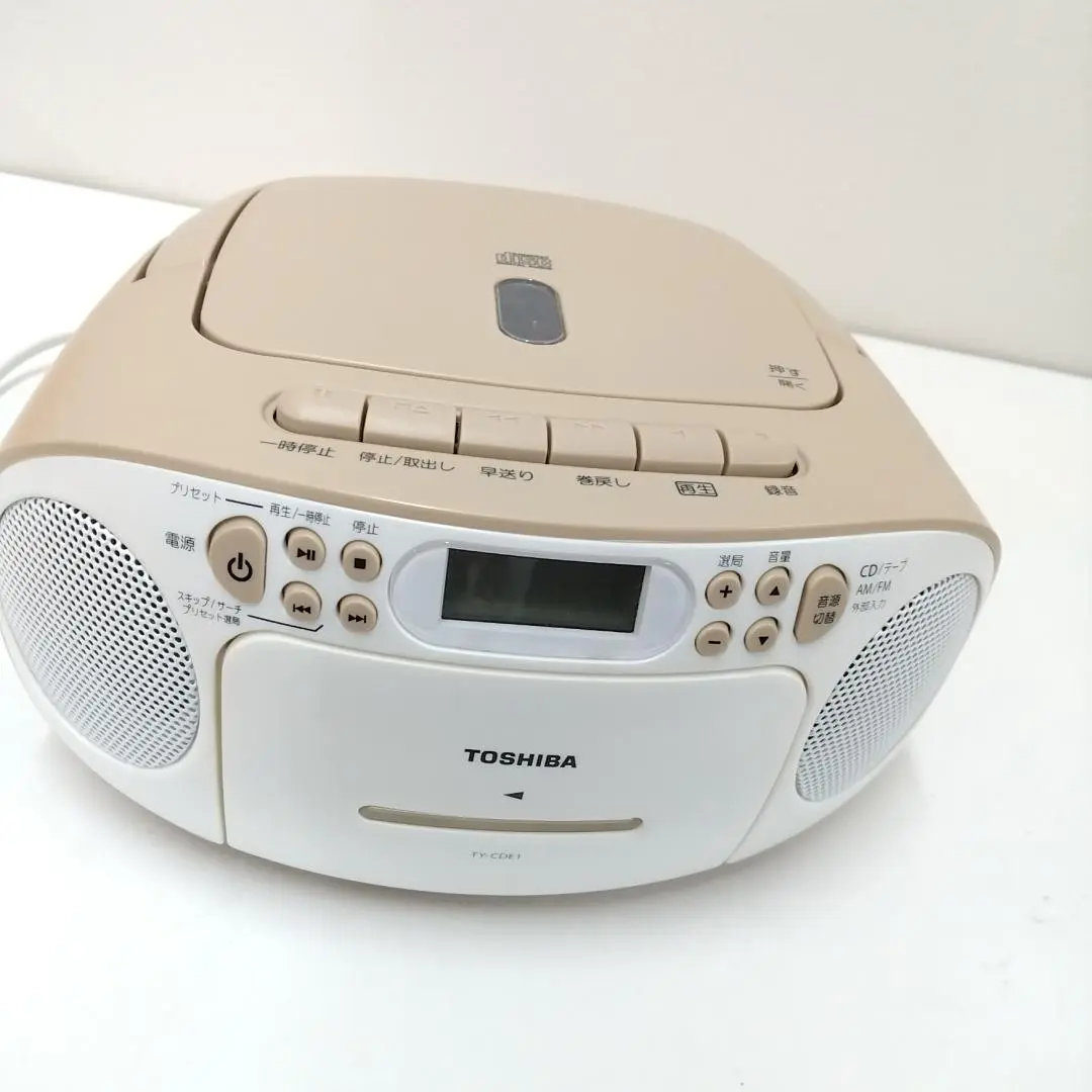 若《WDJEN》TOSHIBA　ポータブル　CD　プレーヤー　TY-CDE1