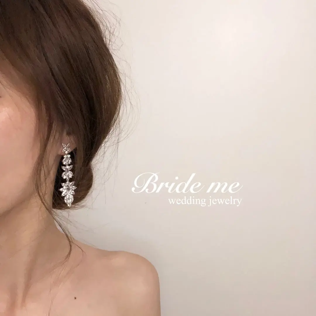 Bride me イヤリング　シルバー