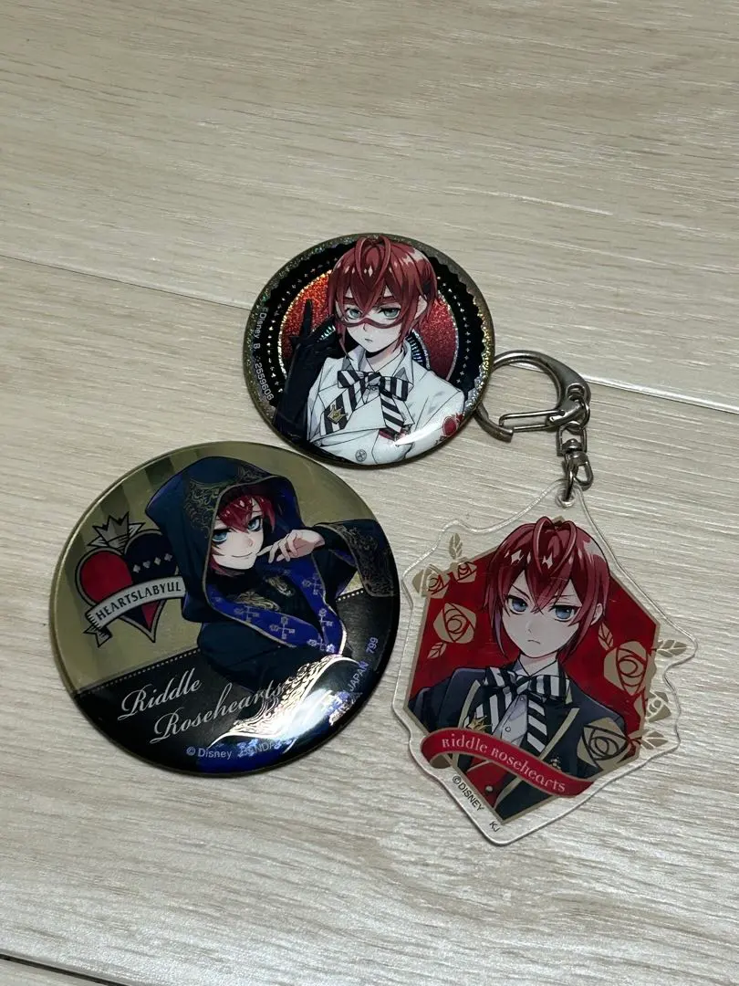 リドル 缶バッジ・アクリルキーホルダーセット