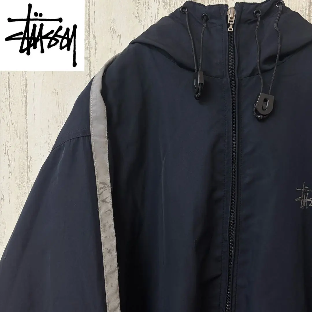【激レア】90s STUSSY ステューシー　ウインドブレーカー　ナイロン