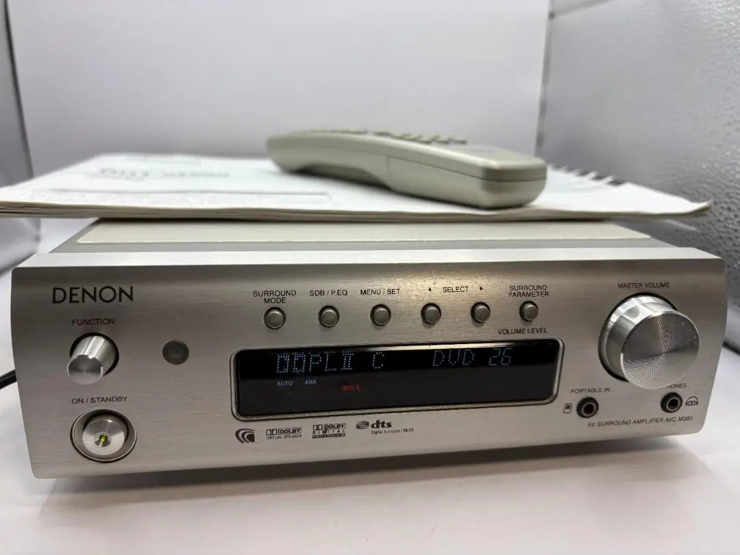 DENON AVC-M380 AVアンプ リモコン デノン ジャンク