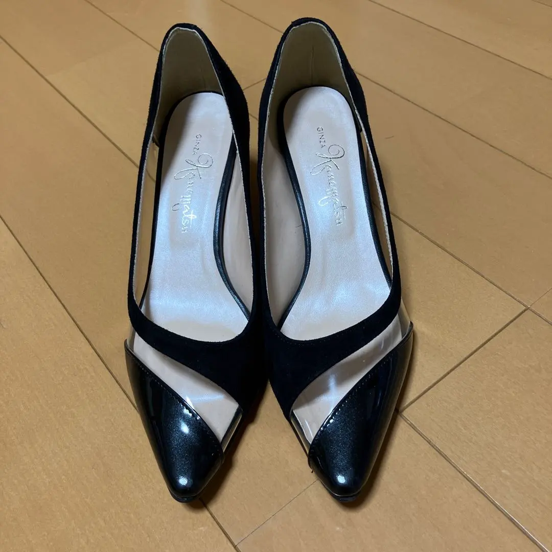 銀座カネマツ　パンプス　ハイヒール