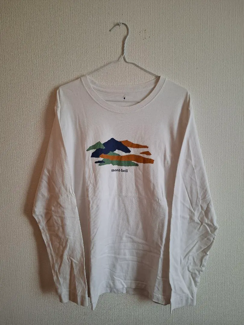 00s mont-bell 長袖カットソー L ホワイト y2k テック系