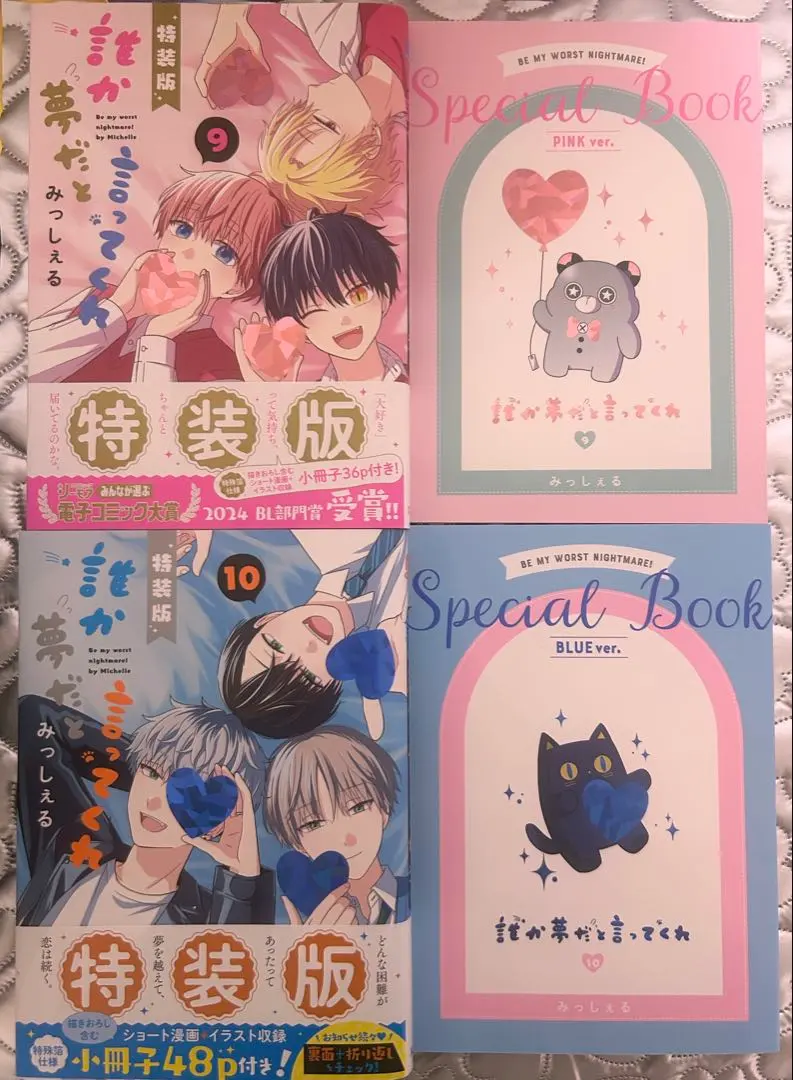 誰か夢だと言ってくれ　みっしぇる　特装版単行本9巻、10巻　ネップリ17枚