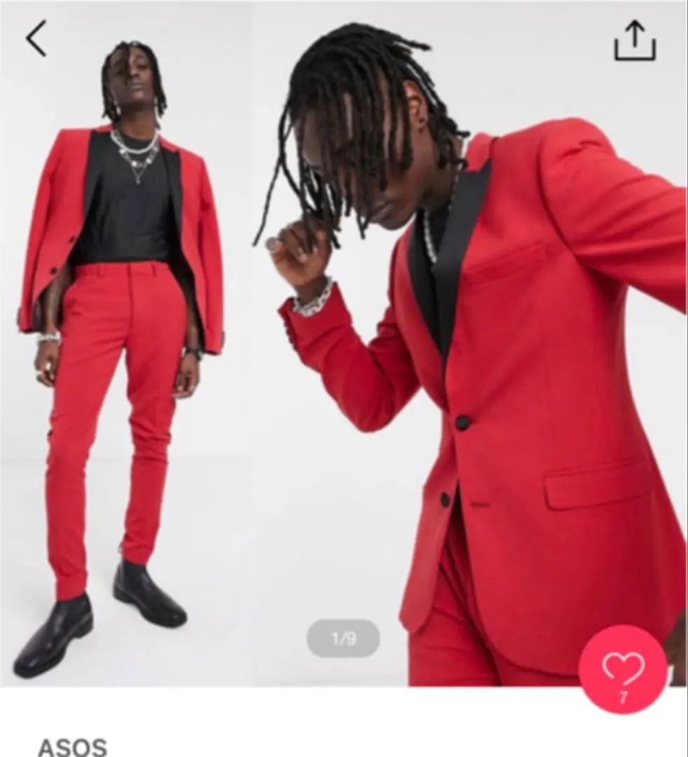 【新品 未使用】asos エイソス タキシード　サンローラン