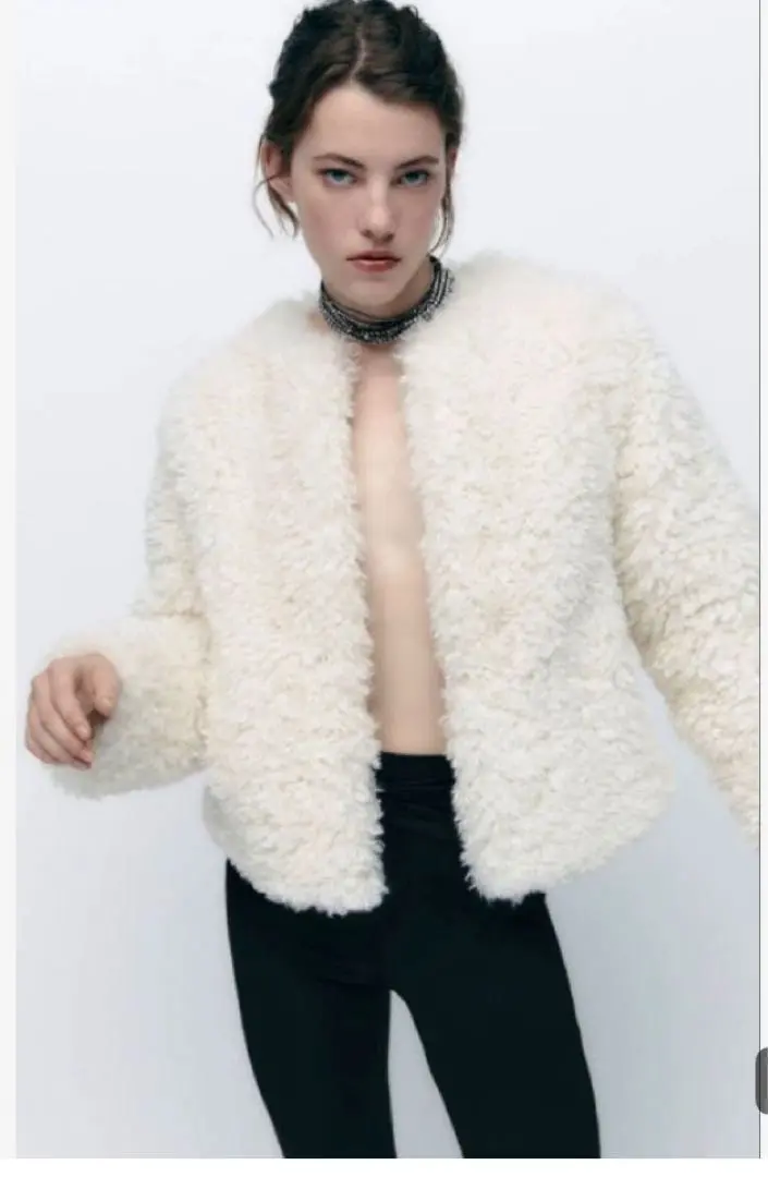 ZARA ボア　アウター