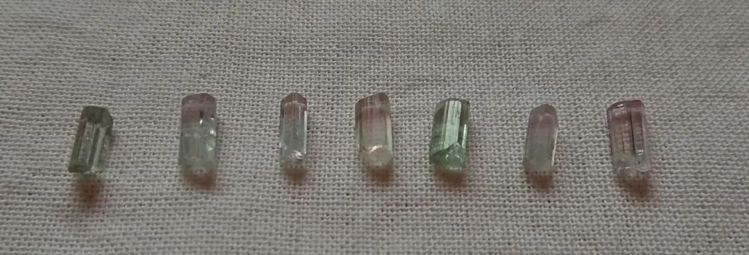 ウォーターメロントルマリン 7個セット クリスタルヒーリング