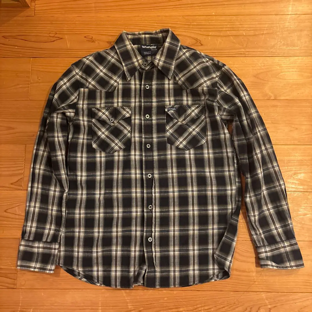 Wrangler チェック柄ネルシャツ Sサイズ