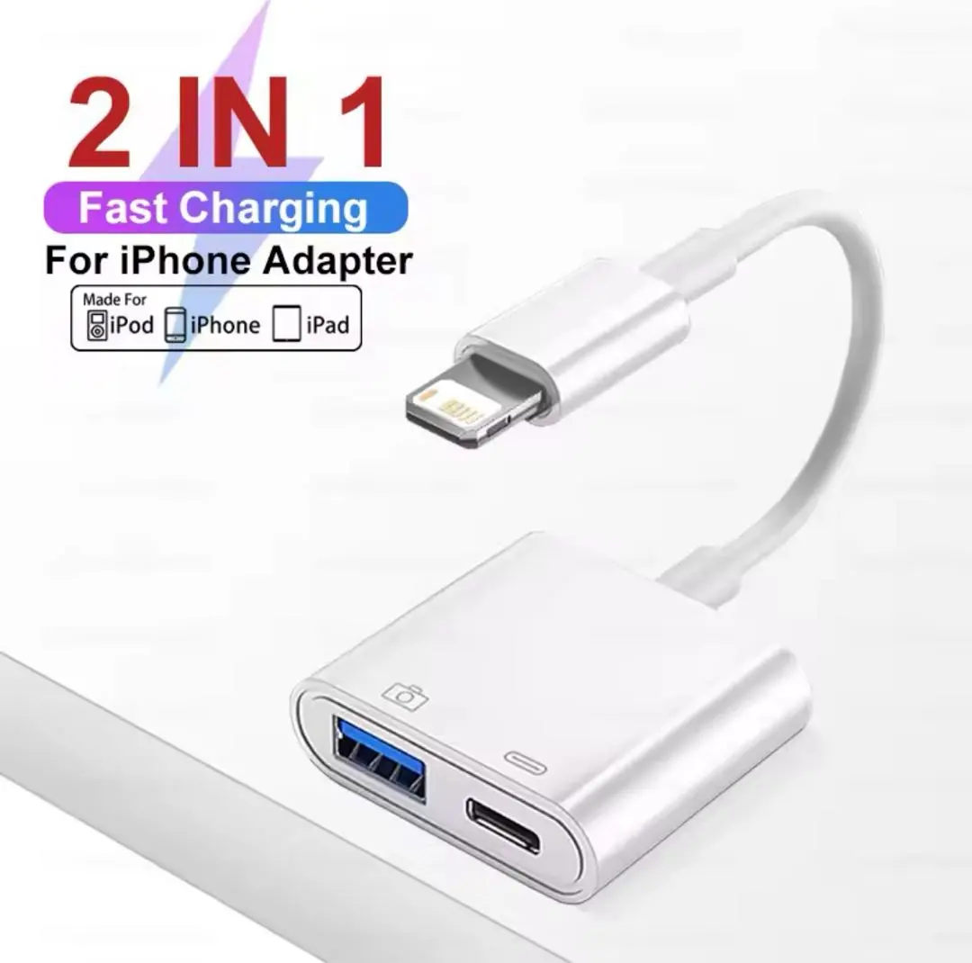 Lightning - USB 3カメラアダプタ 純正互換A1619 11111