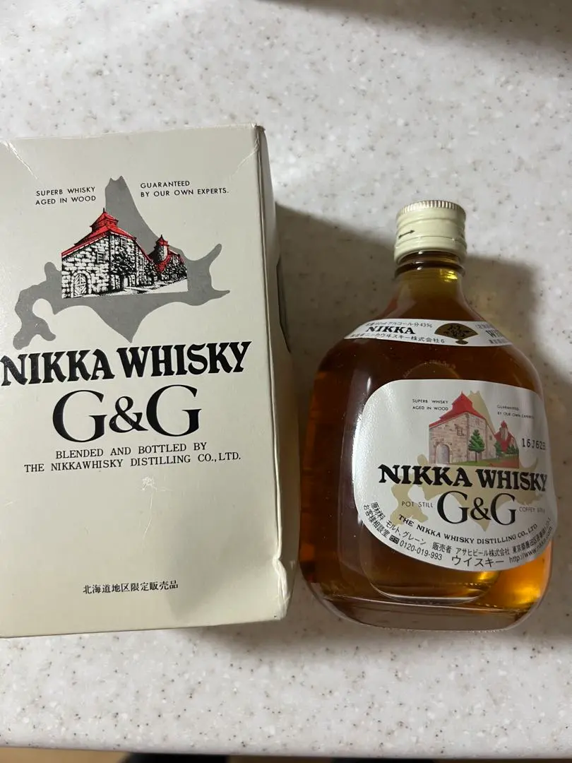 未開封NIKKA WHISKY G&G 180ml 43%