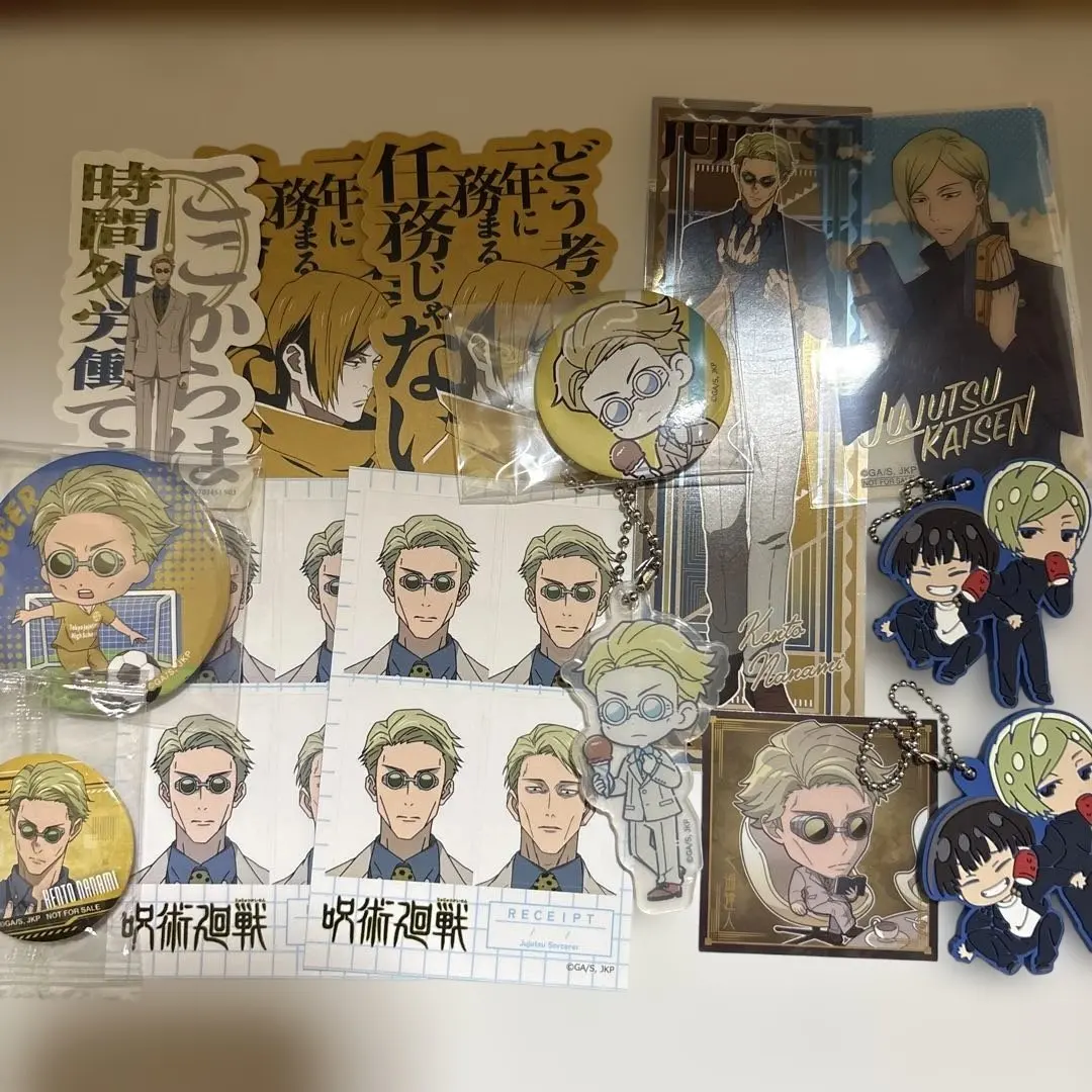 呪術廻戦 七海建人　シール　カード　缶バッジ　まとめ売り