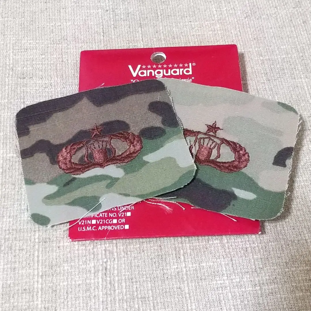 ★Vanguard★ アメリカ海兵隊 紋章 U.S.M.C. 2枚入り ほぼ新品