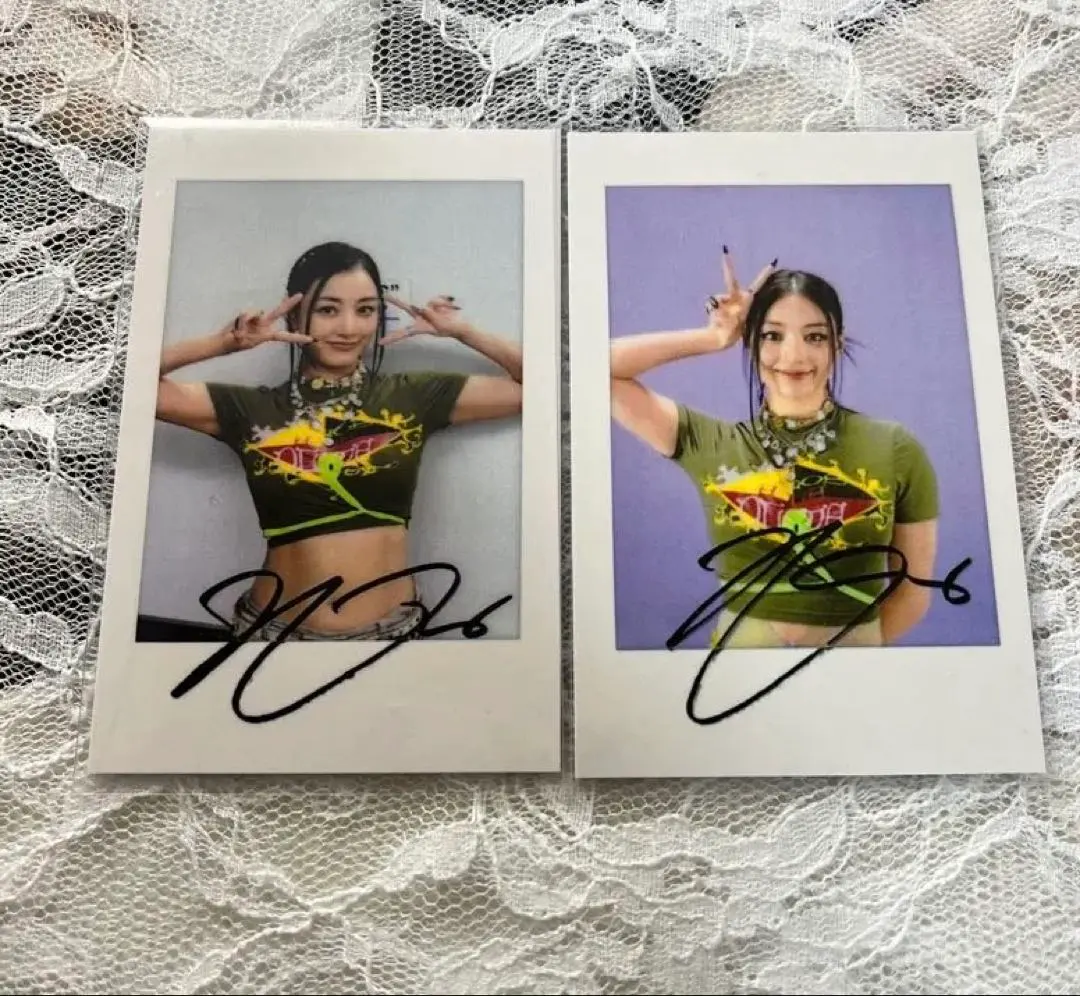 TWICE 10周年 yizhiyu サイン会 ポラロイド ダヒョン セット