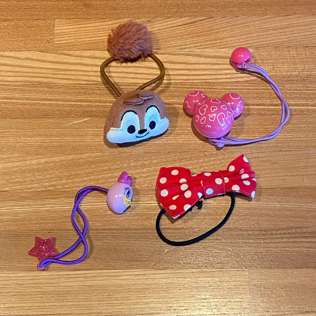 ヘアゴム ディズニー 4個セット