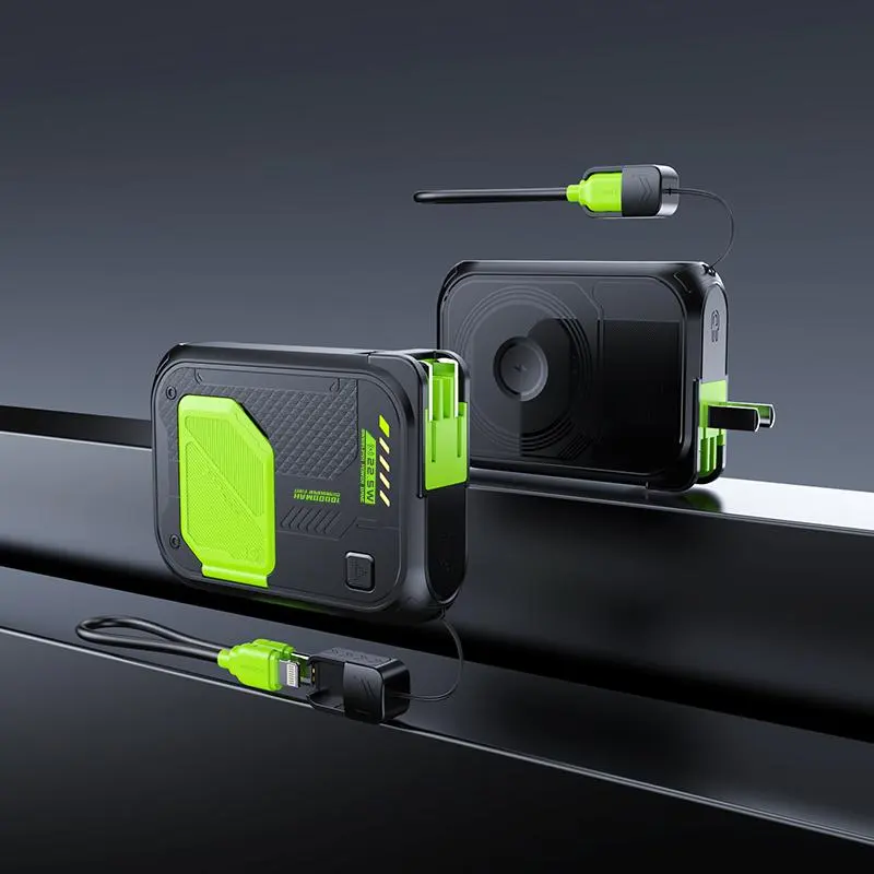 新品 コンセント一体型 モバイルバッテリー 20000mAh 大容量　ブラック色