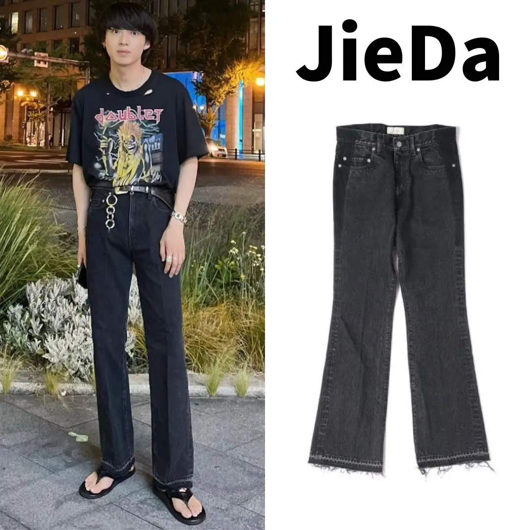 【美品】Jieda USED FLARE DENIM PANTS サイズ1 黒
