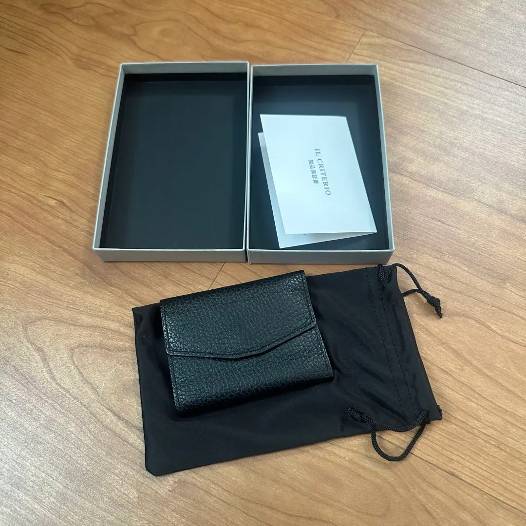 IL CRITERIO magsafe 対応 ミニ財布 ブラック