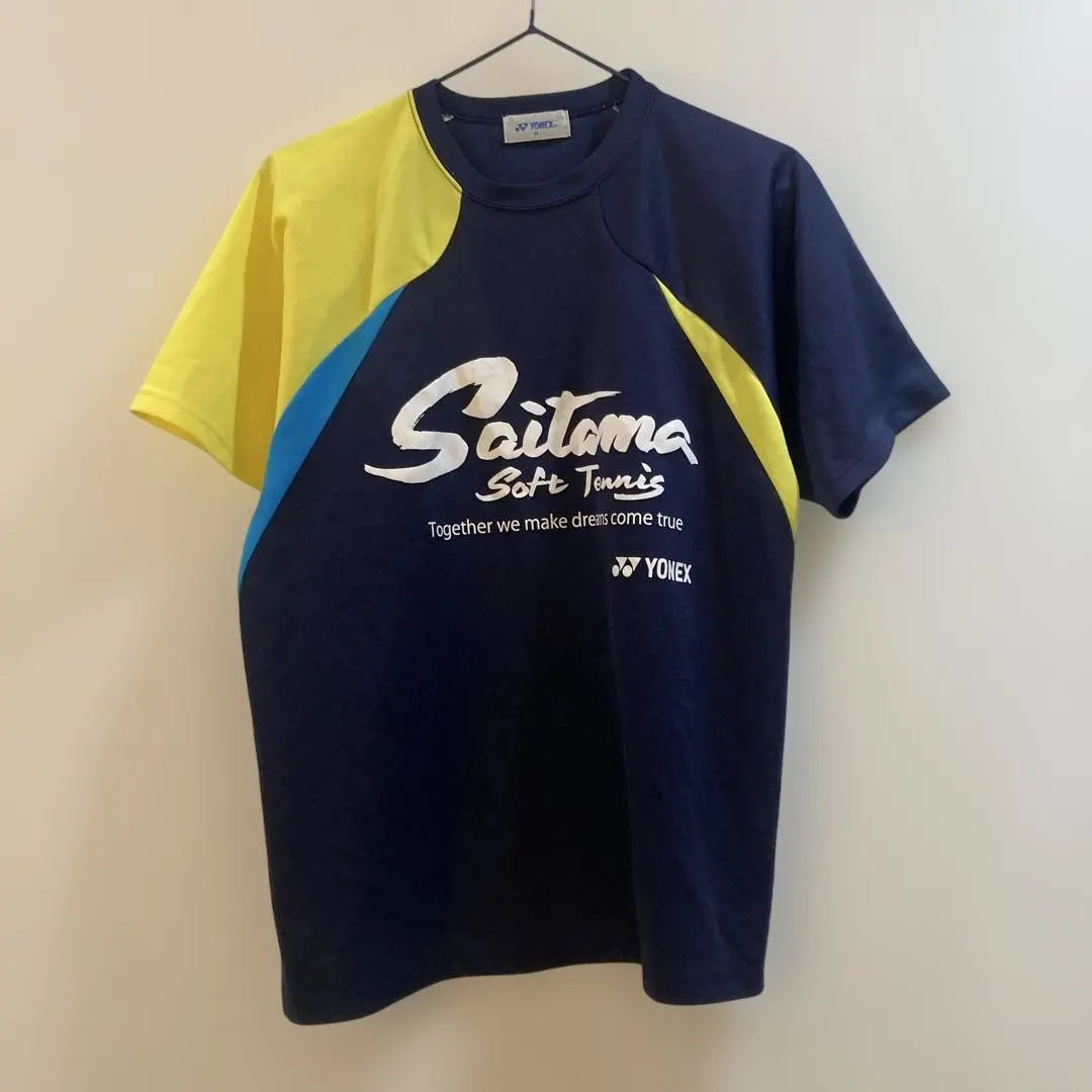 K967 ヨネックス 半袖スポーツTシャツ テニス ネイビー メンズ M