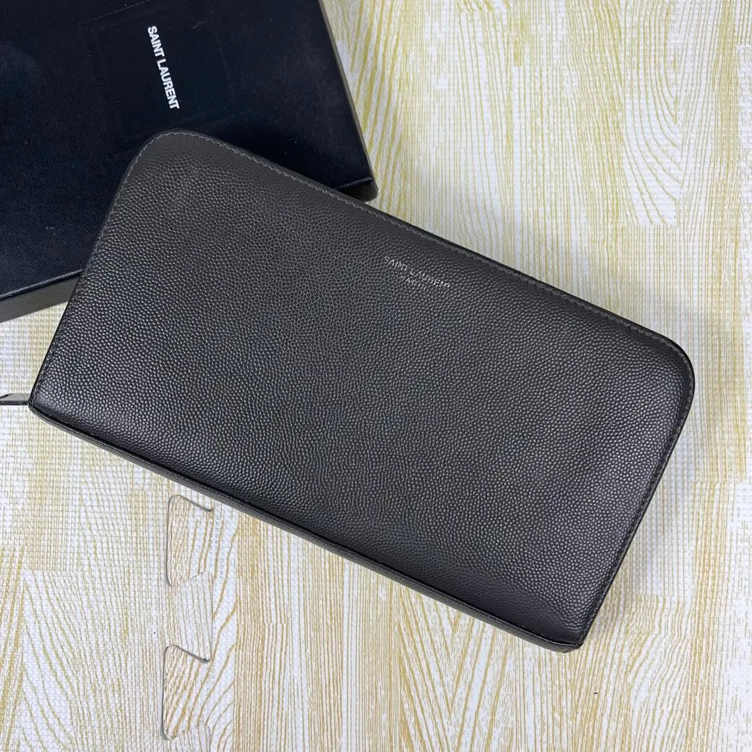 Saint Laurent サンローラン オーガナイザー 長財布 グレー