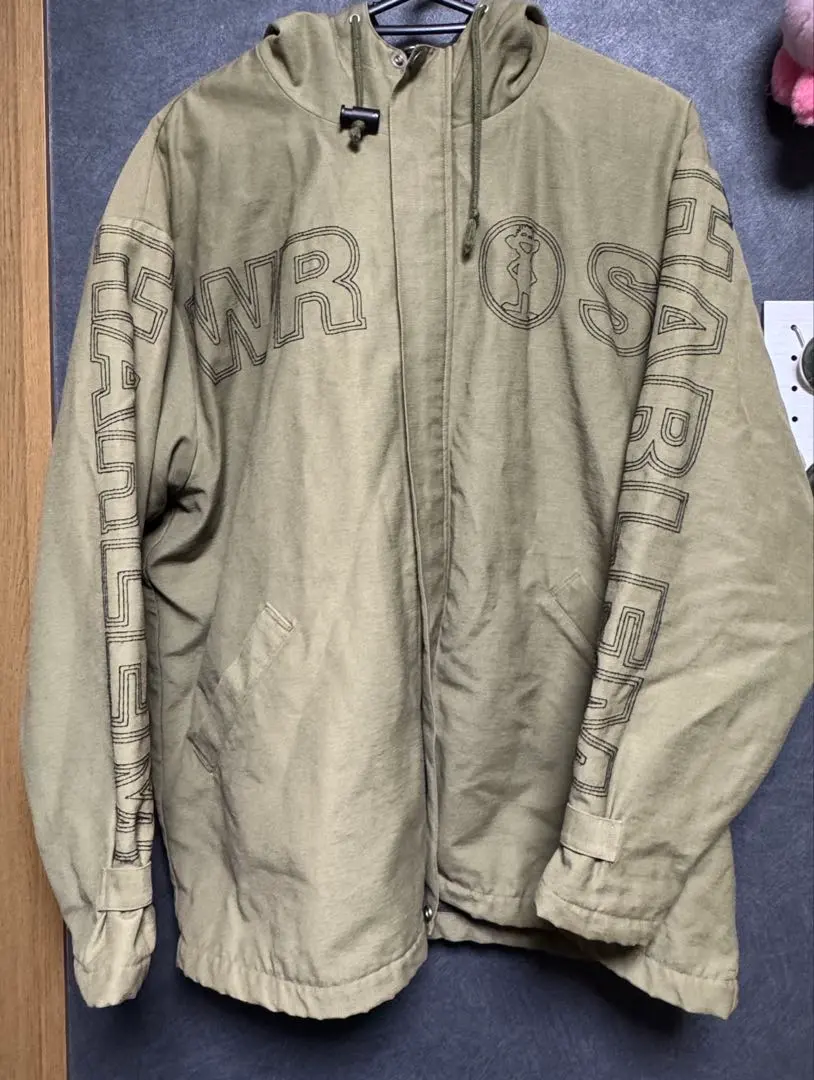 ハーレムストア　HARLEM STORE 笑う少年　ジャケット　カーキ　裏ボア