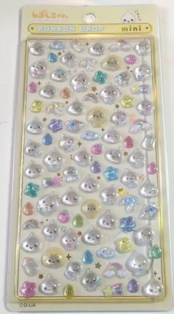 しずくちゃん　ボンボンドロップシールミニ