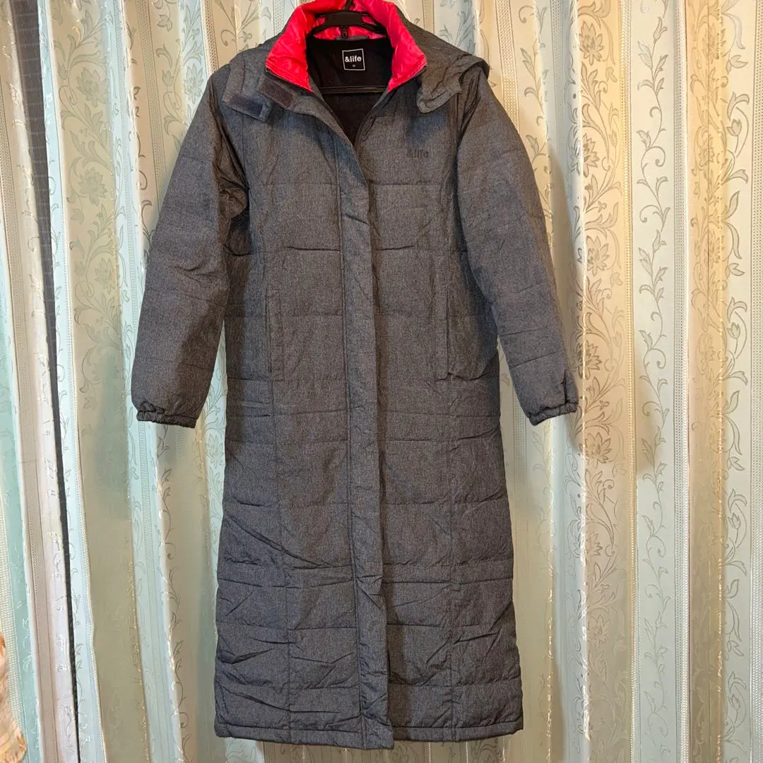 ベンチロングコート　グレー