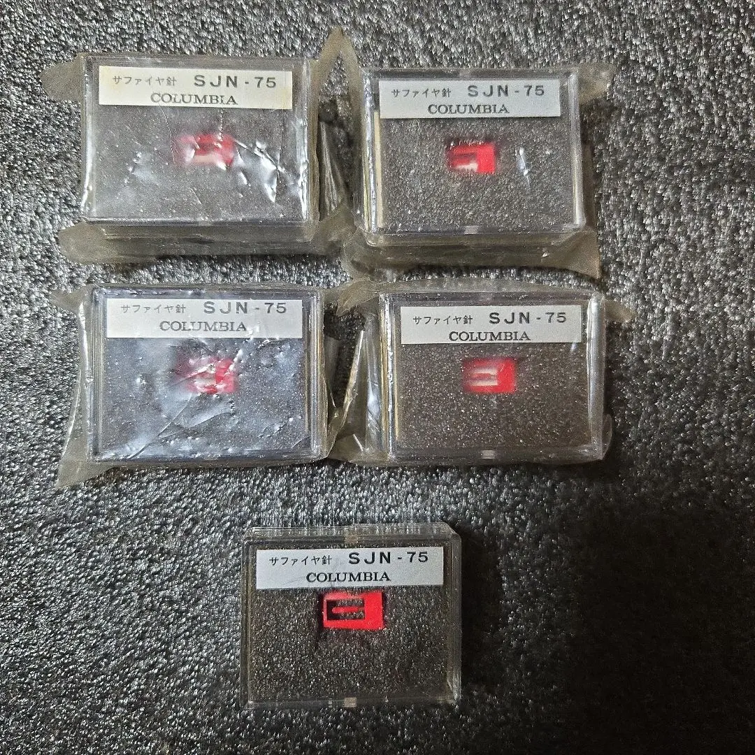 COLUMBIA SJN-75 レコード針 5個セット