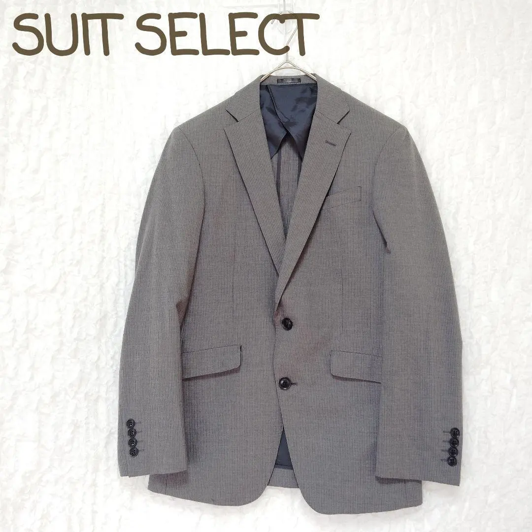 スーツセレクト テーラードジャケット ストライプ ビジネス フォーマル