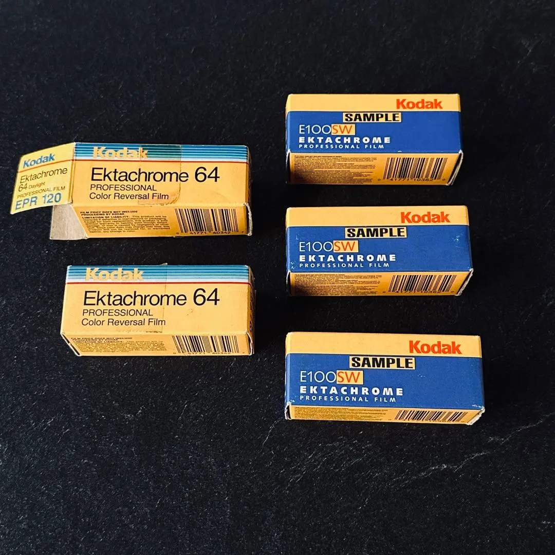 Kodak Ektachrome 64 & E100SWフィルムセット
