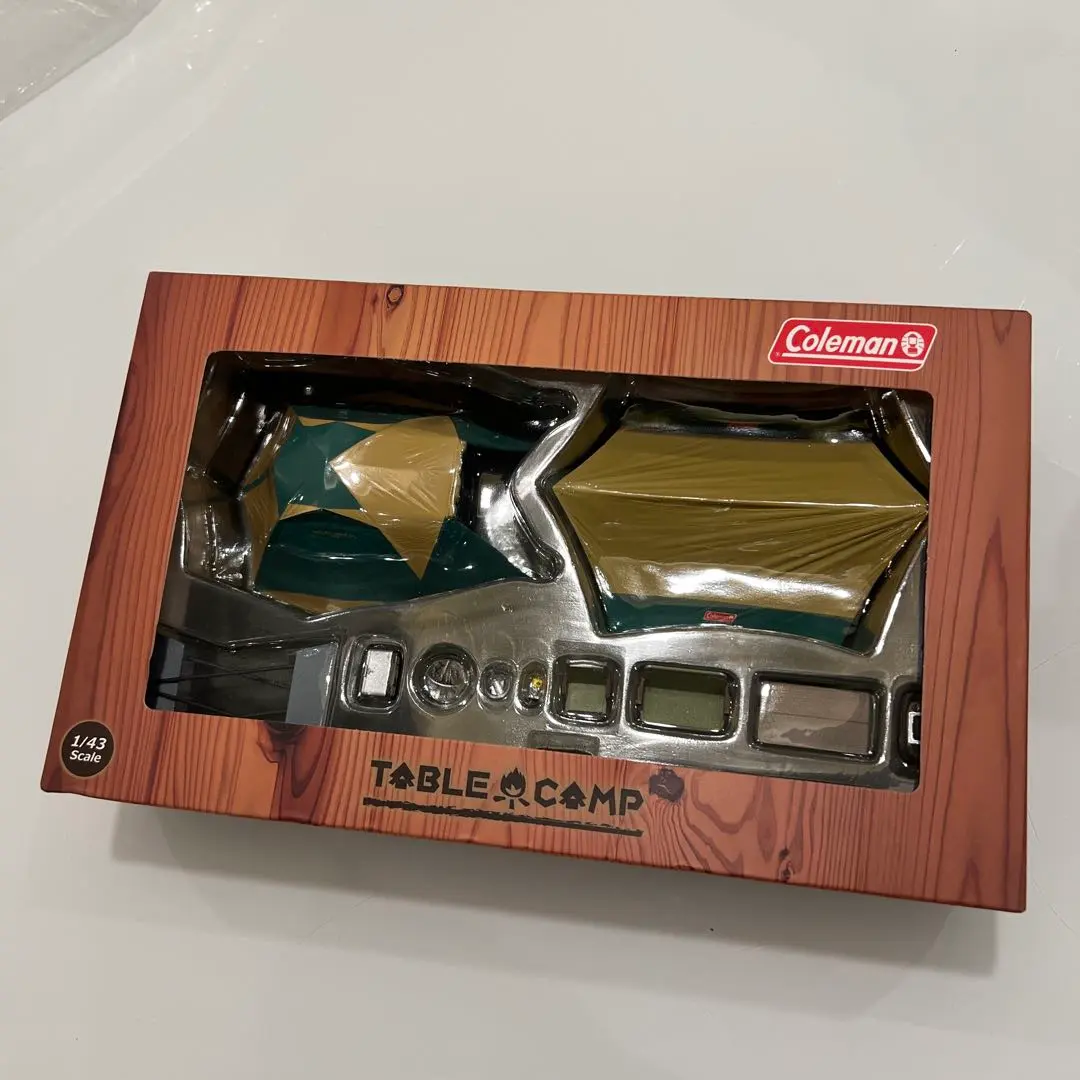 TABLE CAMP 1/43 コールマン キャンプ　ヒコセブン　ミニチュア