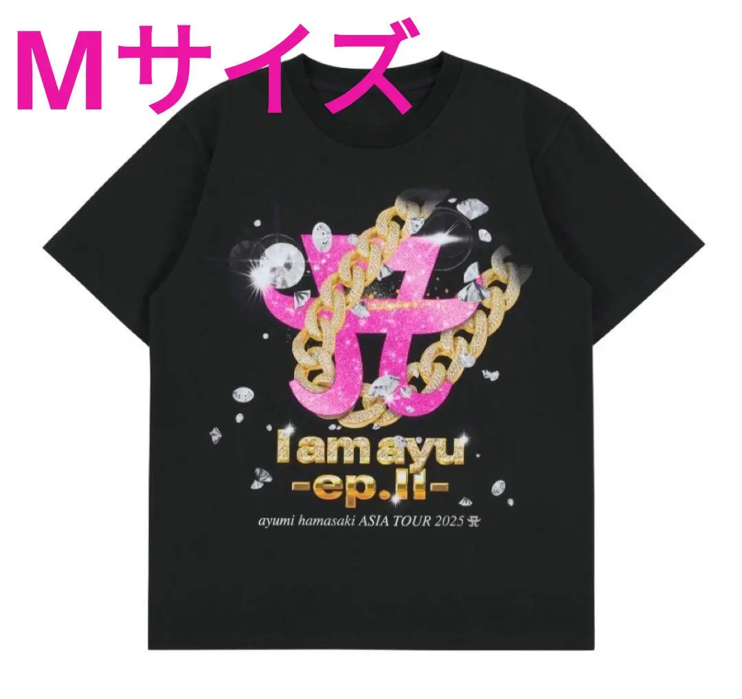 浜崎あゆみ 美品 I am ayu ep.Ⅱ Tシャツ Mサイズ