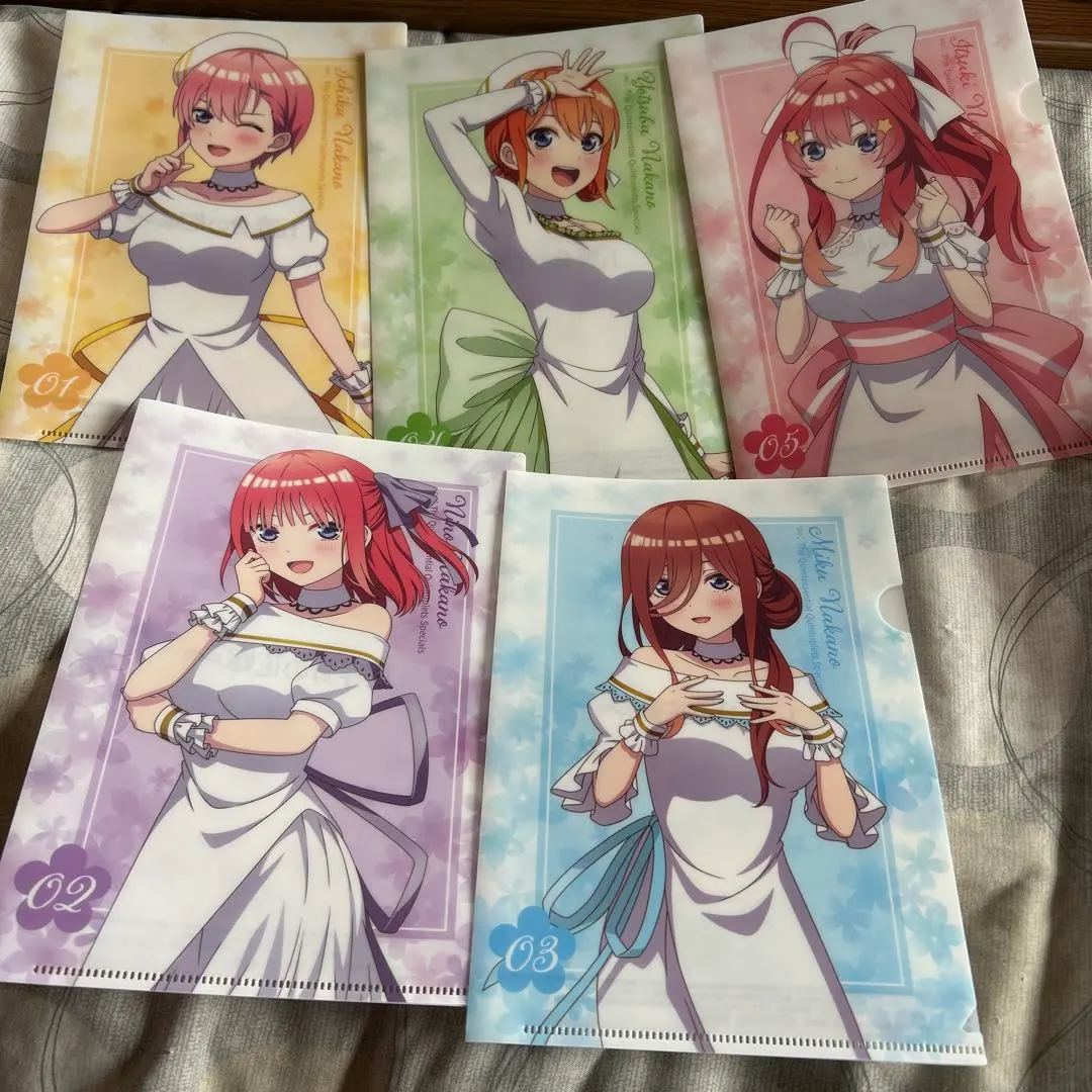 5等分の花嫁 クリアファイル5枚セット