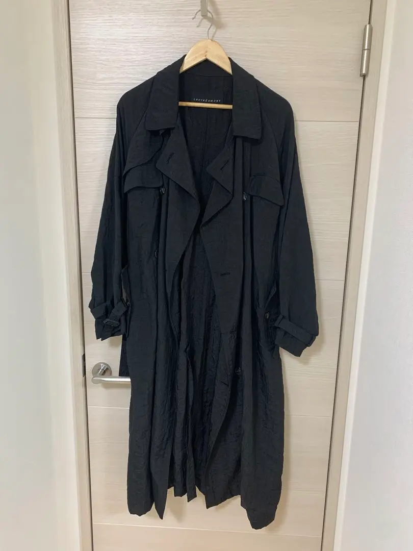 【値下げ可・売り切り希望】LAUTREAMONT ブラック トレンチコート