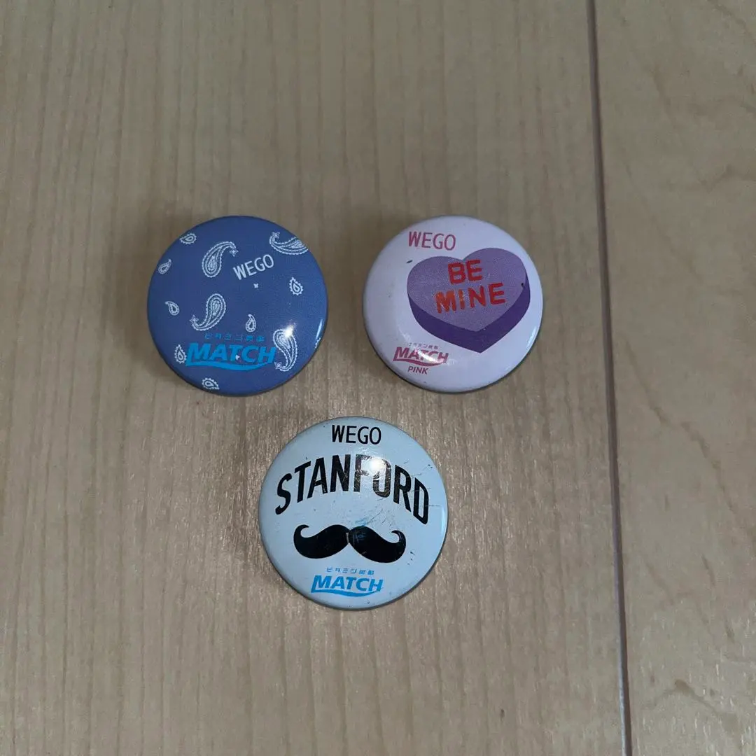 WEGO MATCH コラボ缶バッジ