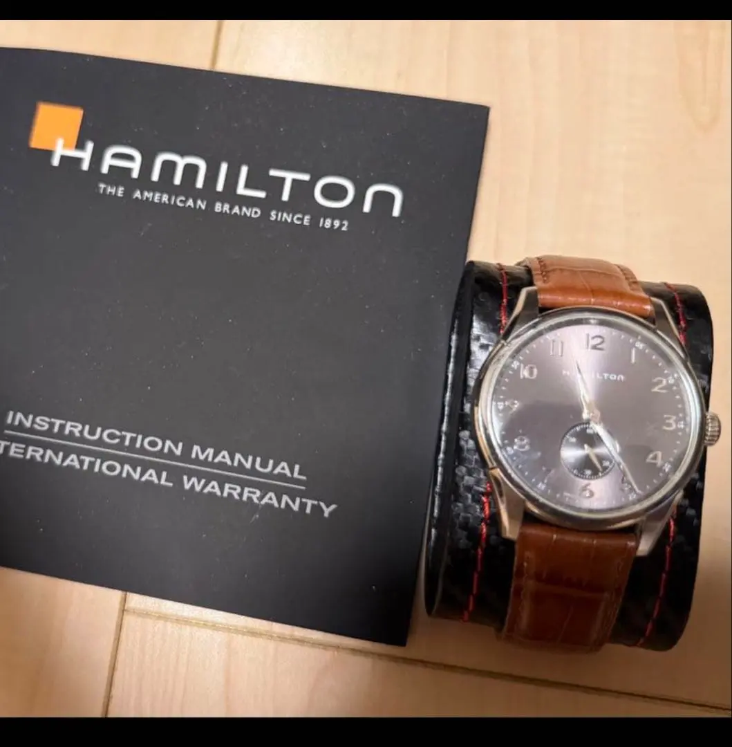 HAMILTON ジャズマスター　バネ棒外し、替えベルト付き