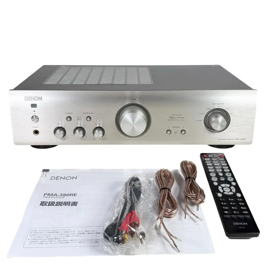 Denon プリメインアンプ エントリークラス シルバー PMA-390RE